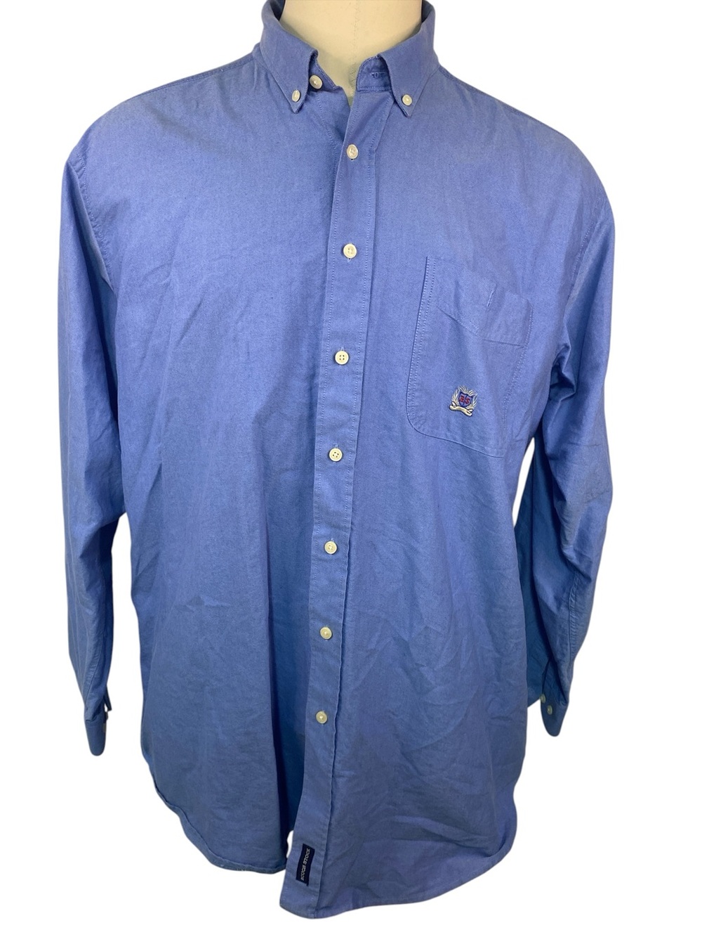 Rough Stock by Panhandle Slim Men's Button-Down Shirt in Blue XXL